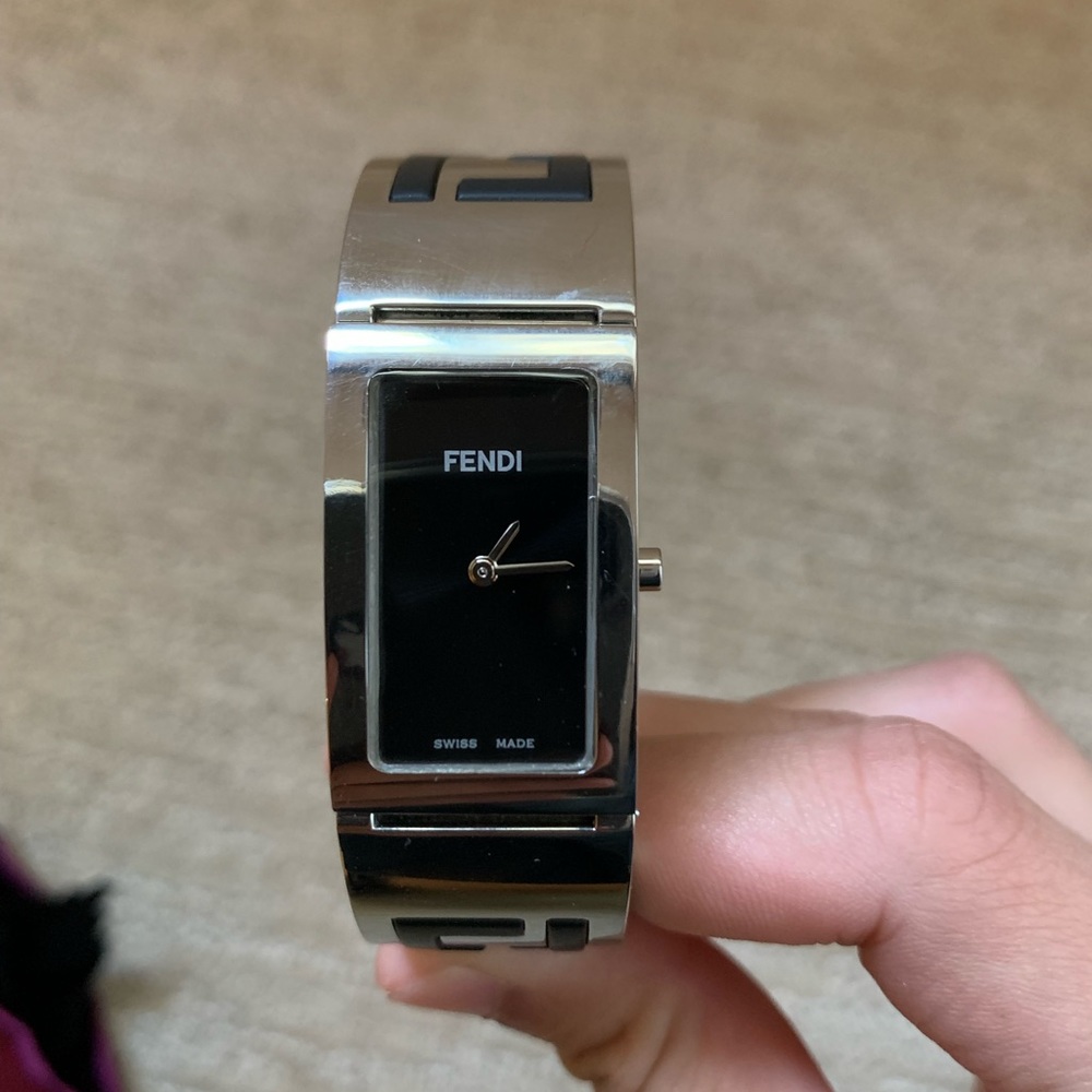 Fendi silver watch